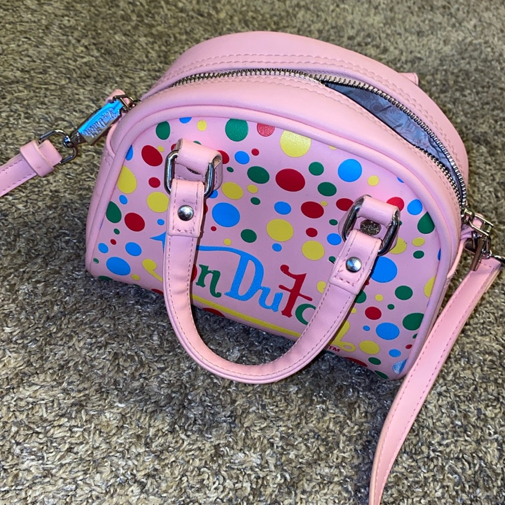Von Dutch Polka Dot Bowling Bag (small)